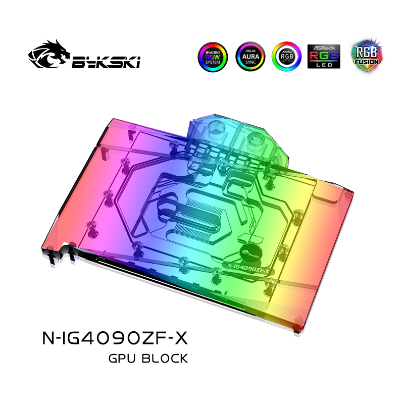 Rtx 4090 Water Block - Bykski N-IG4090ZF-X GPU Block Use for