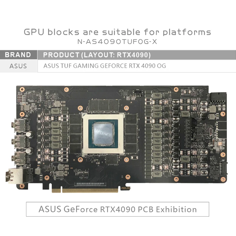 Bykski GPU Block Use for ASUS  - Rtx 4090 Water Block review and price