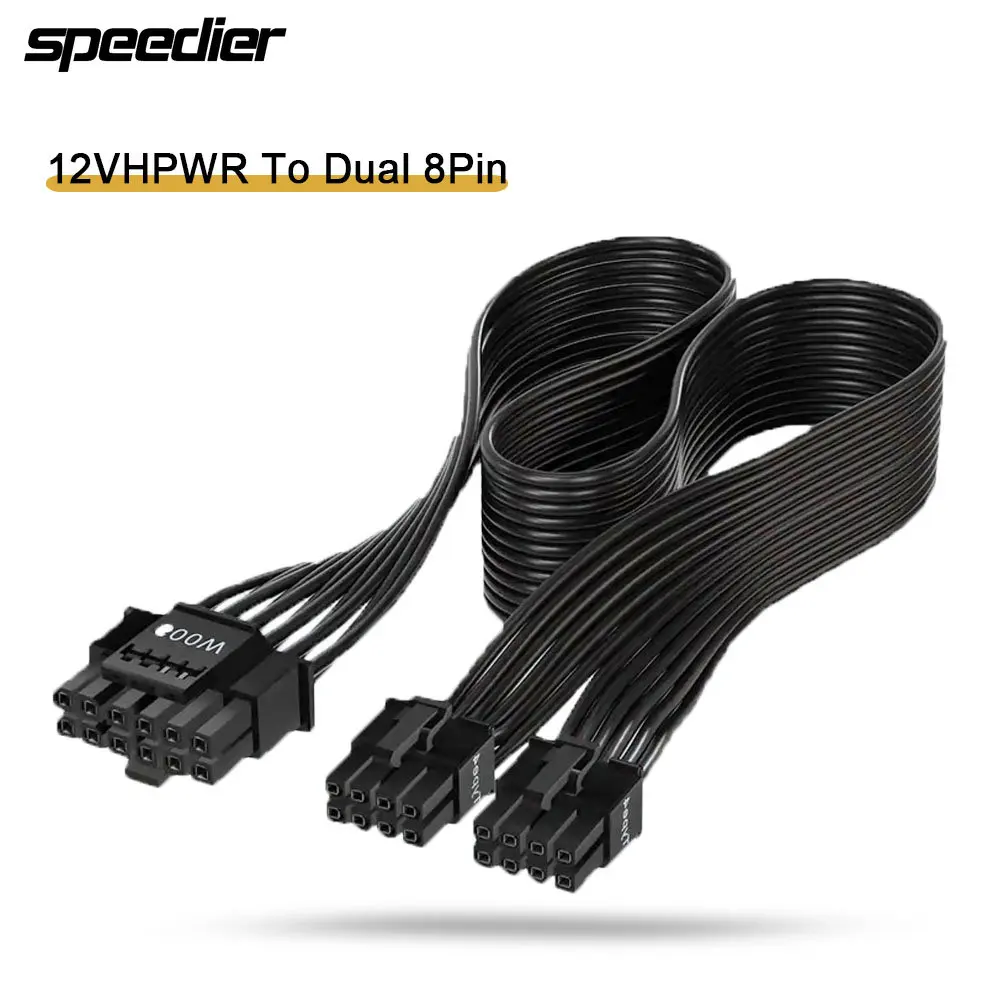 12VHPWR ATX3.0 PCI-E 5.0 Power - Dual 8Pin To 16Pin 12Vhpwr Cable review and price