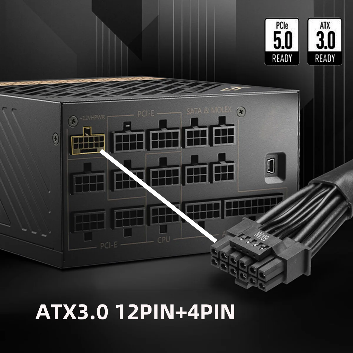 12VHPWR ATX3.0 PCI-E 5.0 Power - Dual 8Pin To 16Pin 12Vhpwr Cable review and price