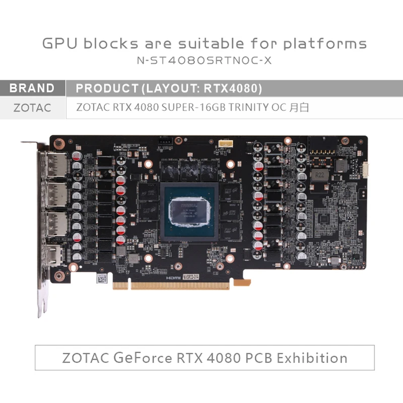 Bykski N-ST4080SRTNOC-X GPU Bl - Rtx 4080 Super 16Gb review and price