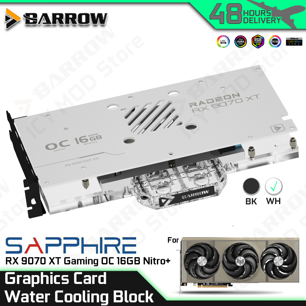 Barrow Graphics Card Water Coo - Rx 9070 Xt review and price