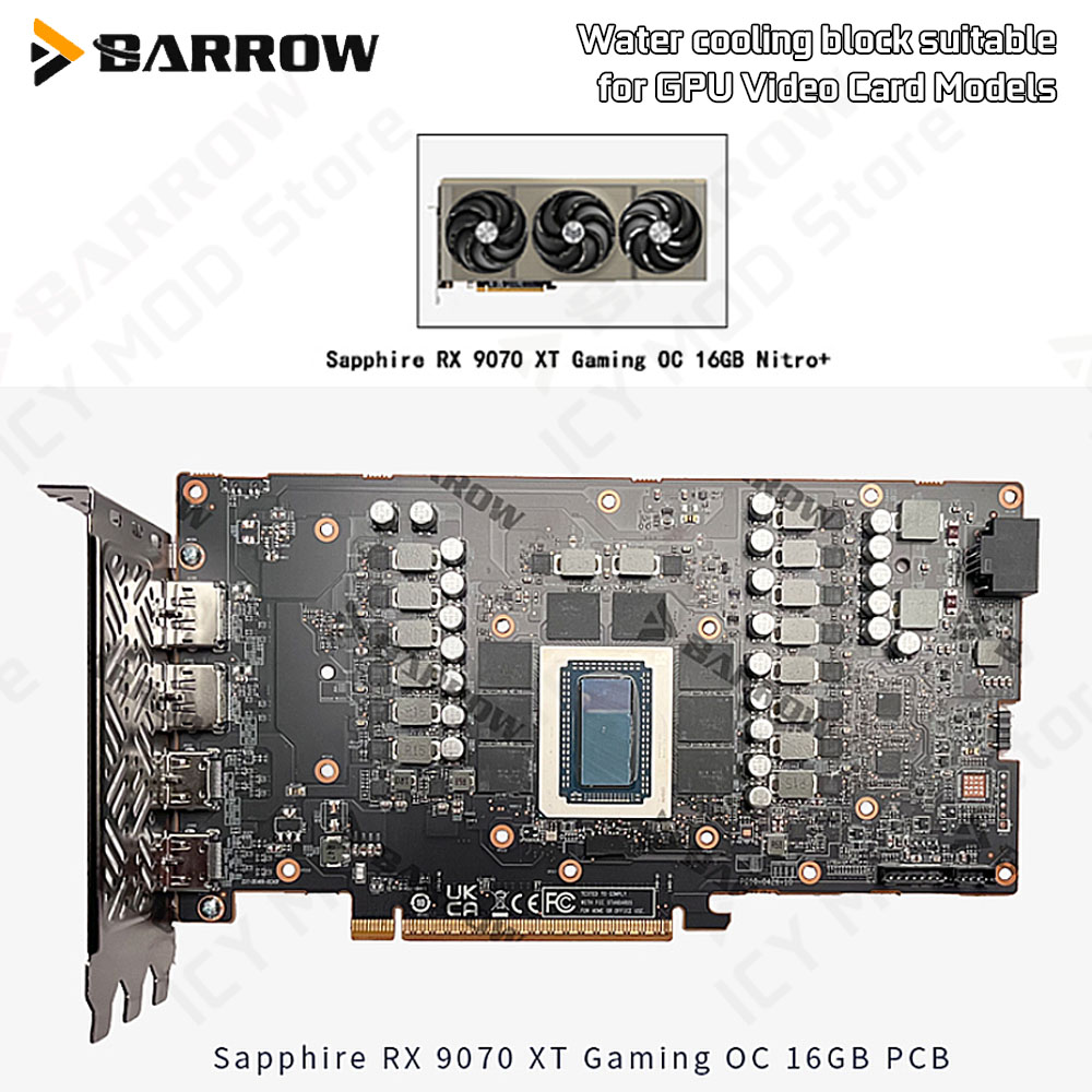 Barrow Graphics Card Water Coo - Rx 9070 Xt review and price