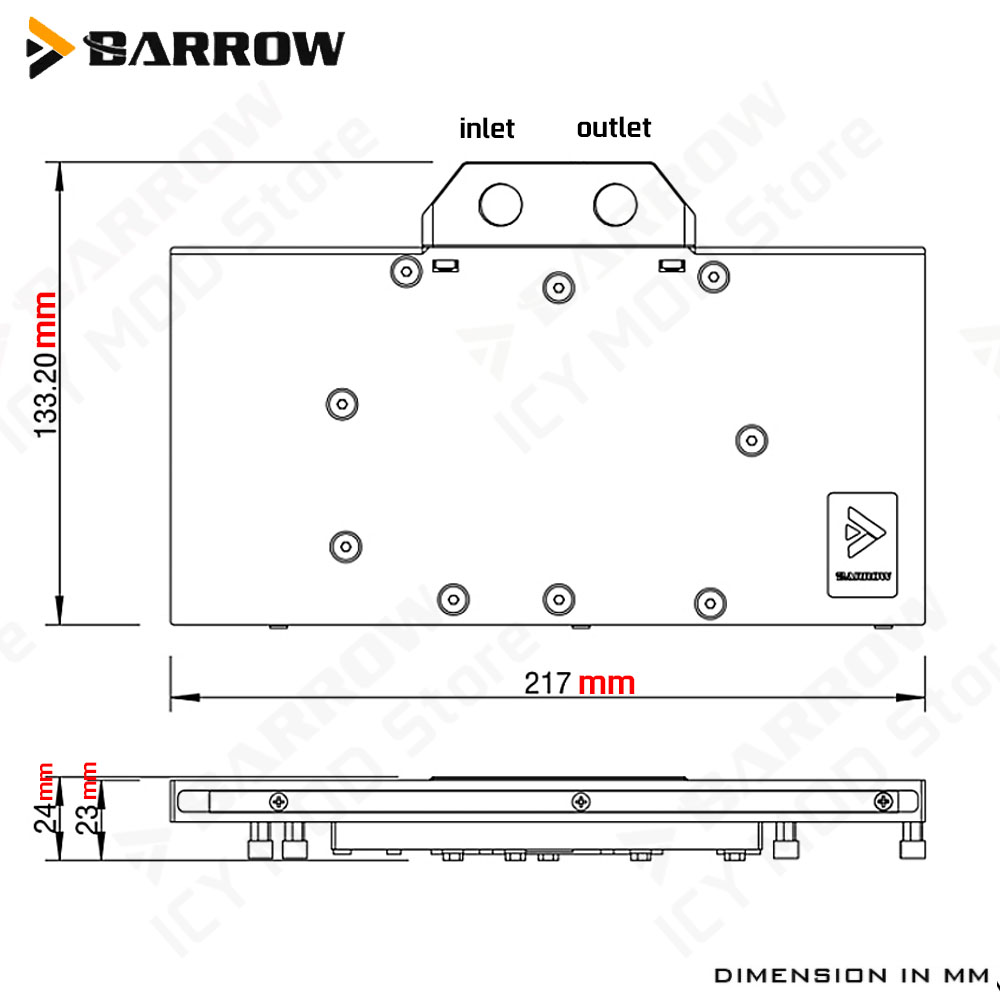 Barrow Graphics Card Water Coo - Rx 9070 Xt review and price