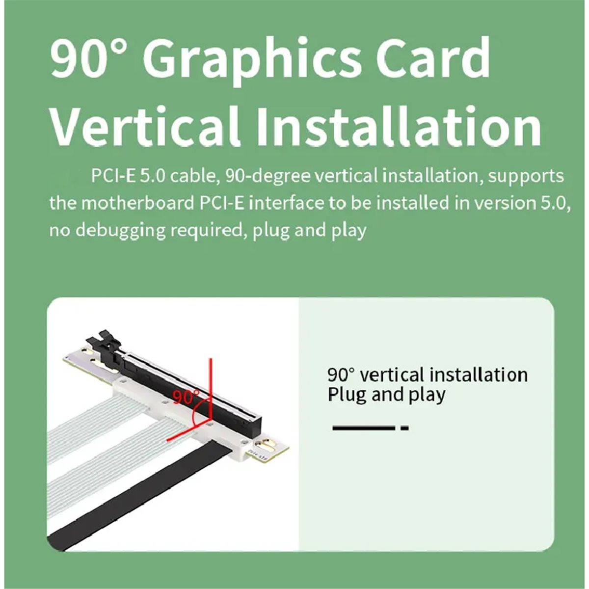 2026 NEW 20cm PCI-E 5.0 X16 Ri - Pcie 5.0 Gpu Riser Cable review and price