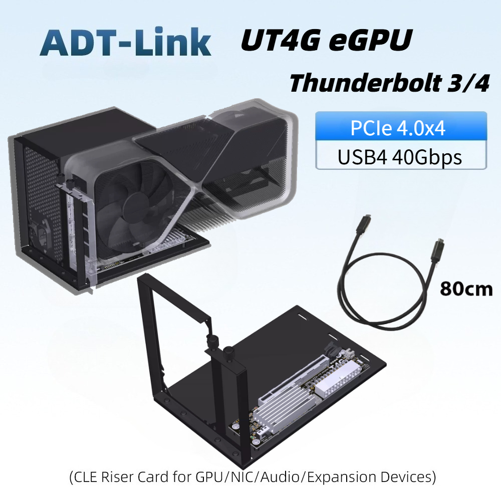 Upgraded UT4G UT3G EGPU Thunde - Gpu External Dock Egpu Thunderbolt 4 review and price
