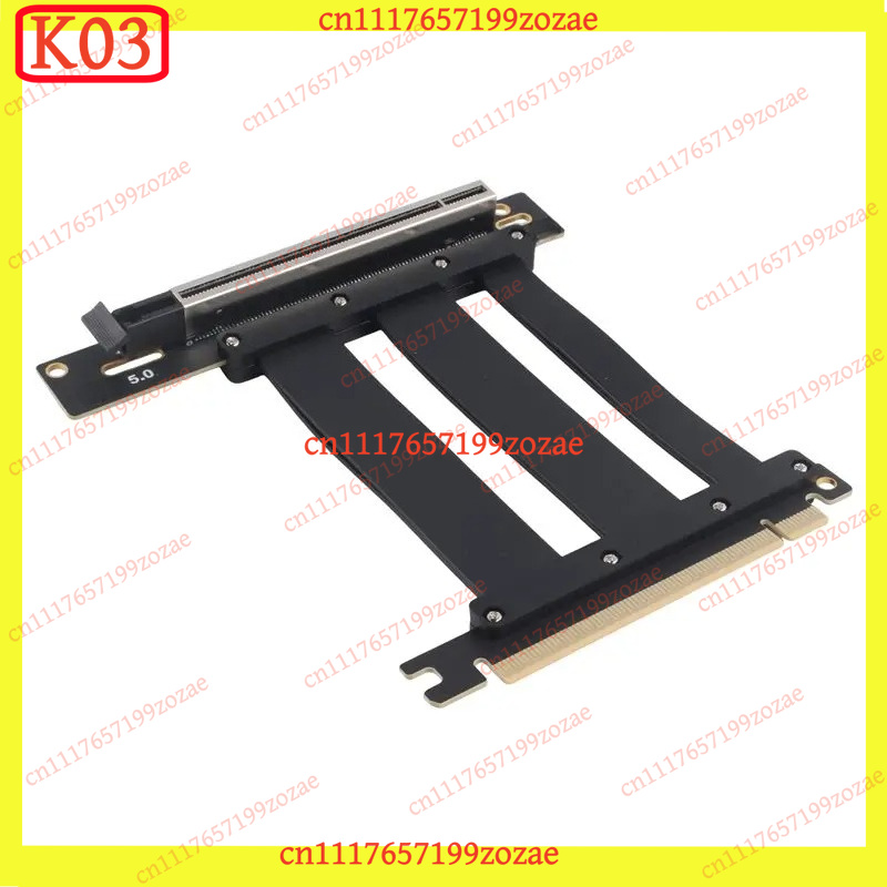 K03 PCIe 5.0 X16 90‑Degree Slo - Pcie 5.0 Gpu Riser Cable review and price