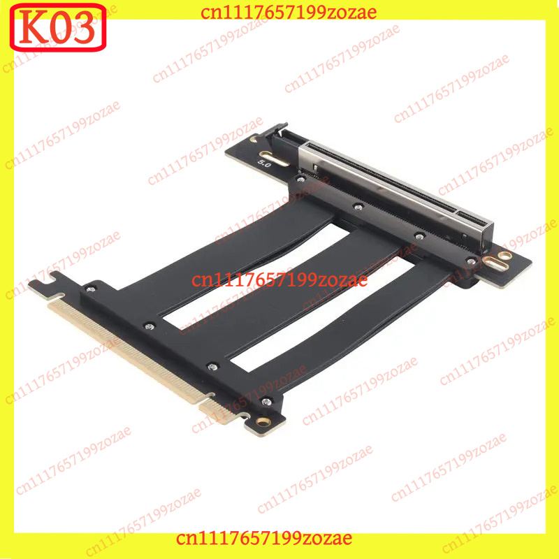 K03 PCIe 5.0 X16 90‑Degree Slo - Pcie 5.0 Gpu Riser Cable review and price