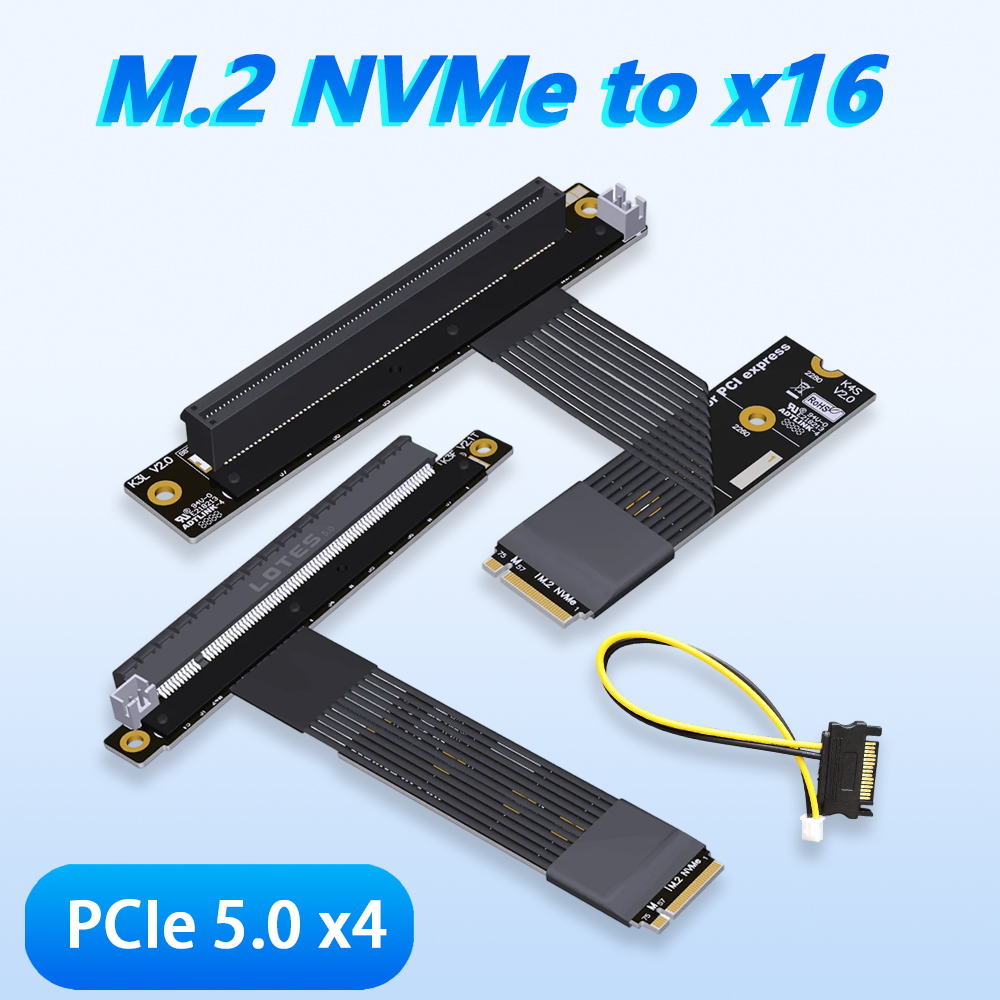 ADT-LINK M.2 NGFF NVMe to PCIe - Pcie 5.0 Gpu Riser Cable review and price