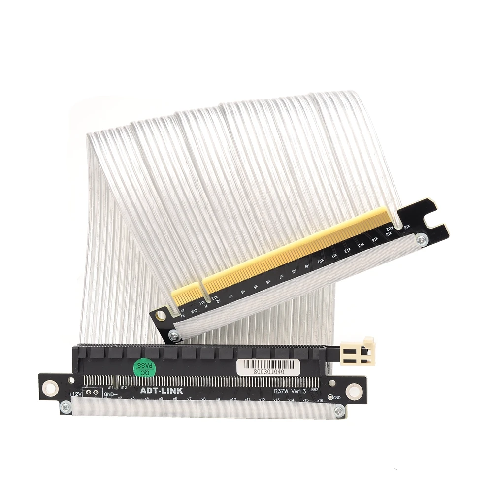 Silver White Reverse PCIE 4.0  - Itx Gpu Riser Pcie 4.0 16X review and price