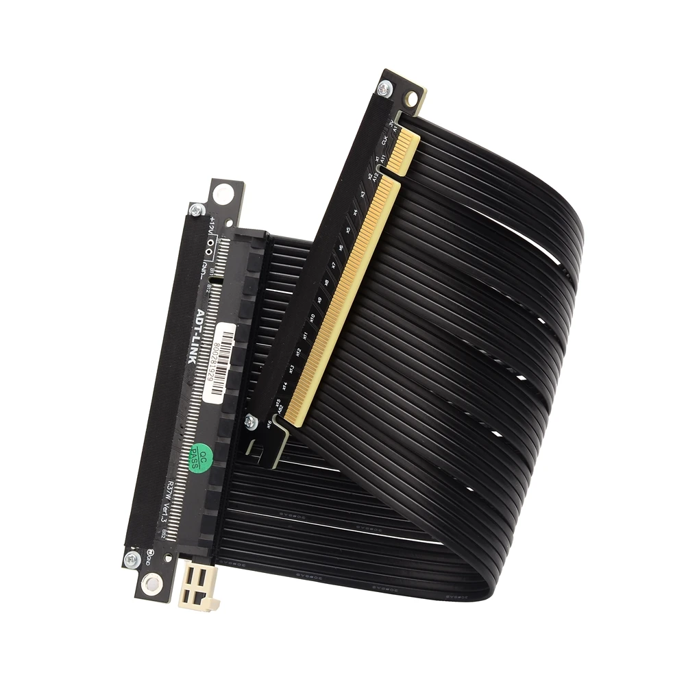 Silver White Reverse PCIE 4.0  - Itx Gpu Riser Pcie 4.0 16X review and price