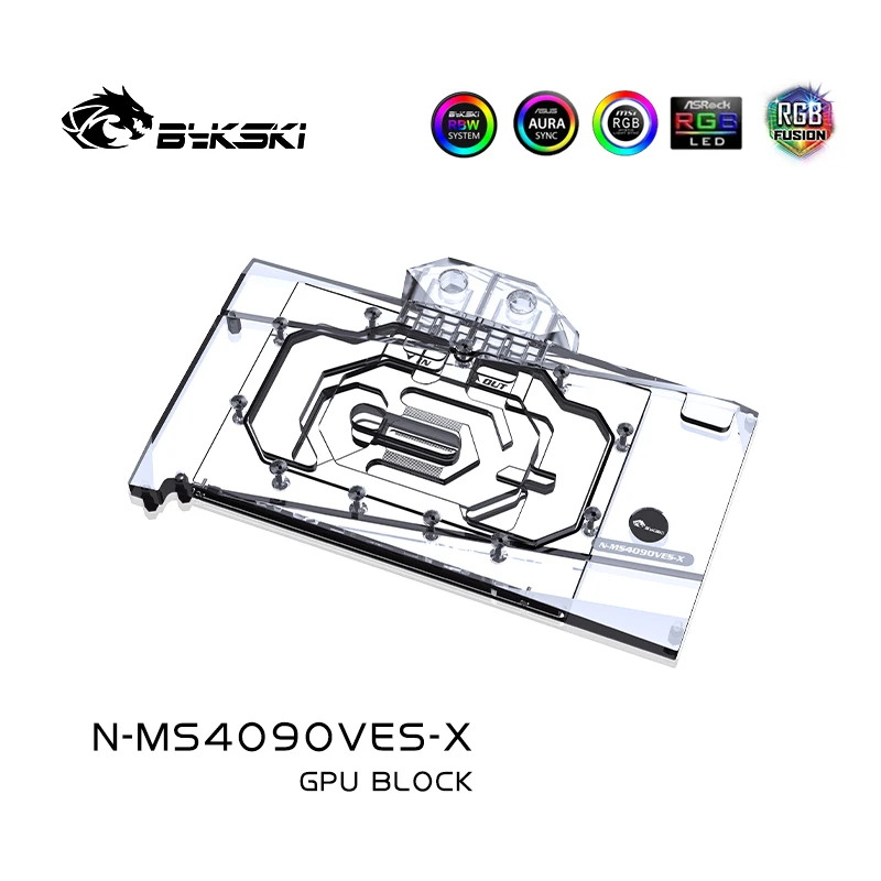 Bykski GPU Block for MSI GeFor - Rtx 4090 Water Block review and price