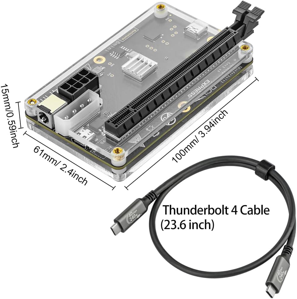 RGEEK 22Gbps eGPU Dock PCIE3.0 - Gpu External Dock Egpu Thunderbolt 4 review and price