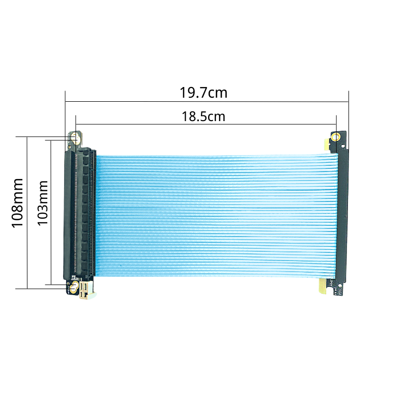 Dual Reverse Pcie 4.0 Riser Ca - Itx Gpu Riser Pcie 4.0 16X review and price