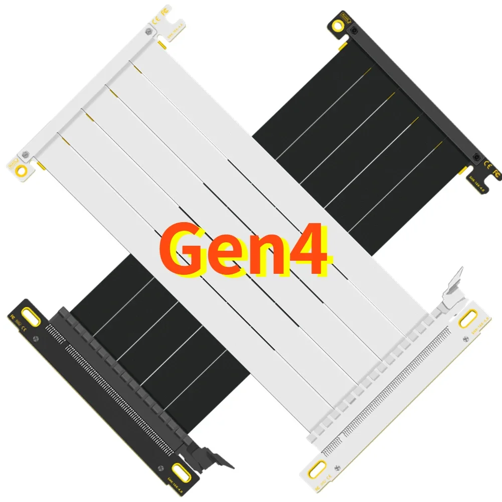 Black White Double Reverse Gra - Itx Gpu Riser Pcie 4.0 16X review and price