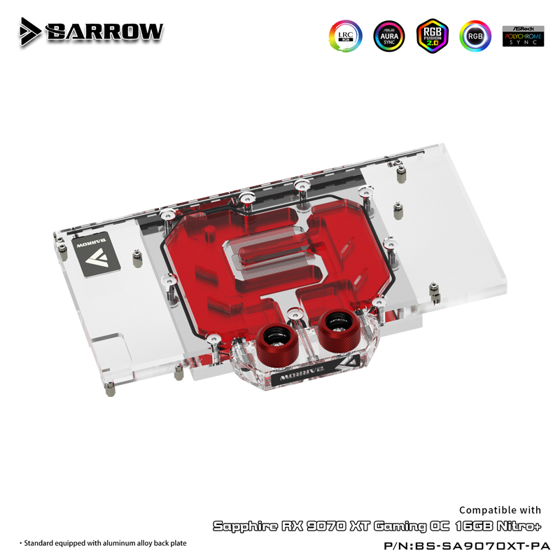GPU Water Block For SAPPHIRE R - Rx 9070 Xt review and price