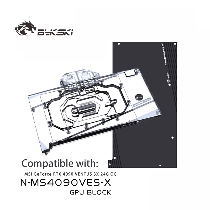 Bykski N-MS4090VES-X GPU Block - Rtx 4090 Water Block review and price