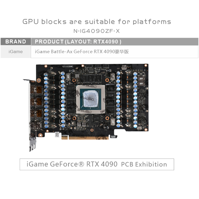 Bykski N-IG4090ZF-X GPU Block  - Rtx 4090 Water Block review and price